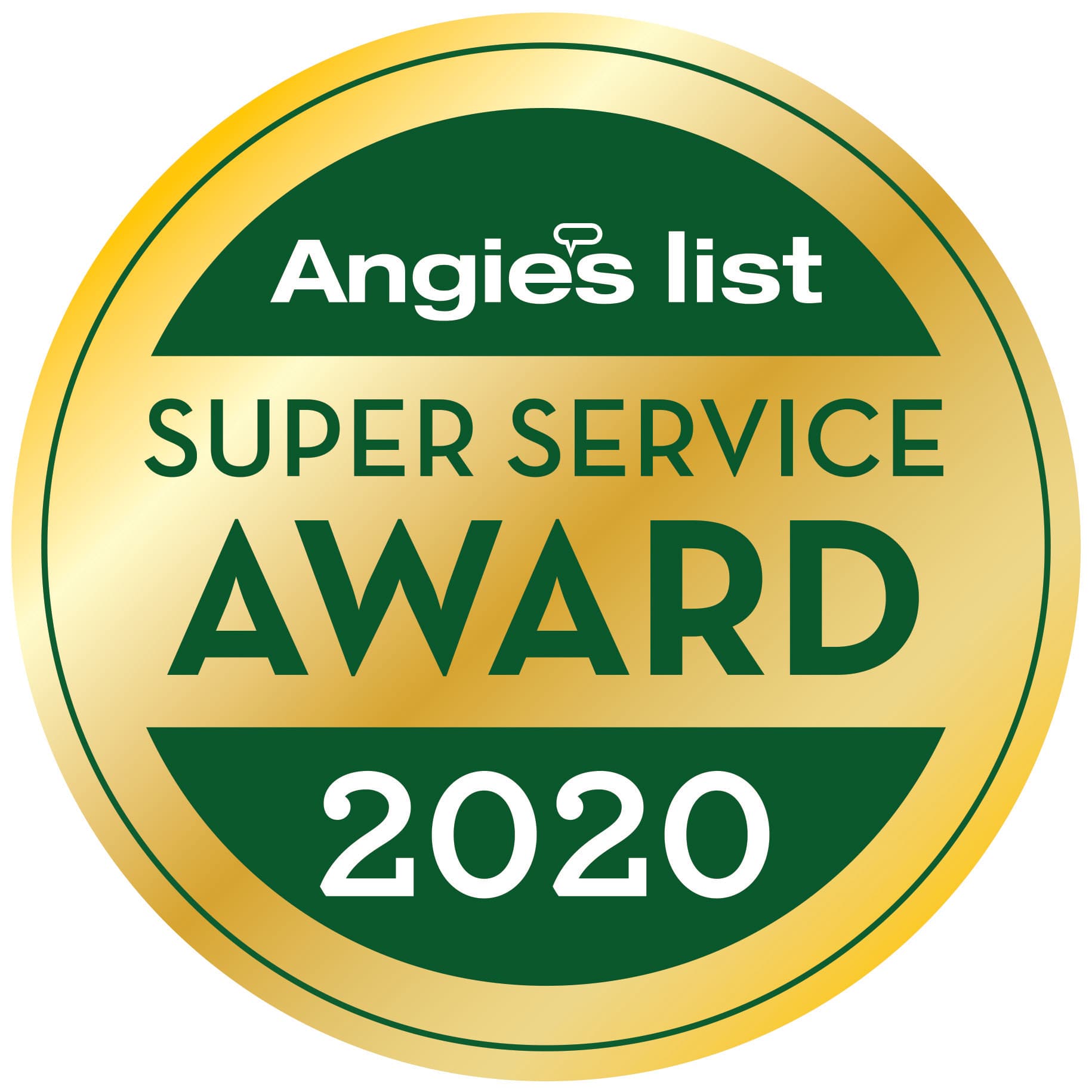 Angie's List Super Service Award 2020